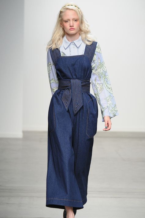 By Karen Walker Wed Leg, Spring Business Casual, Into The Blue, Denim Maxi Dress, All Jeans, Double Denim, Dress 2024, Japanese Denim, Ag Jeans