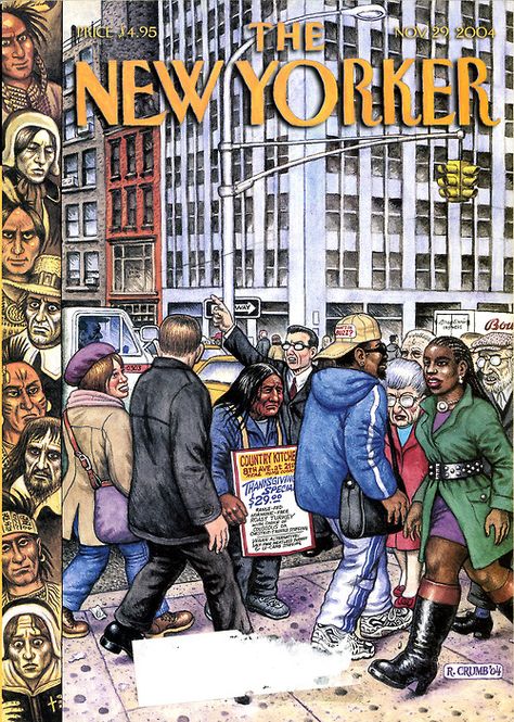 R. Crumb, "Bronx Banter" The New Yorker Covers, Robert Crumb Art, Fritz The Cat, R Crumb, Underground Comix, The New Yorker Magazine, Alternative Comics, Robert Crumb, New Yorker Magazine