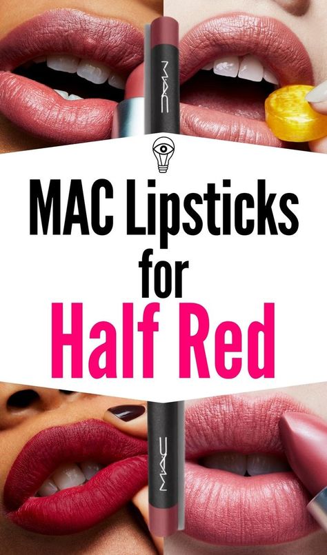 Discover the best MAC lipstick shades to create beautiful combinations with the MAC Half Red lip liner - from famous Mehr to D for Danger, you'll find here some of the most popular MAC lipsticks for all skin tones! best mac products | best mac lipstick for fair skin | best mac lipstick shades for indian skin | mac lipstick for dark skin | mac lipstick for medium skin | mac lipstick for asian skin | mac lipstick for olive skin | best mac lip products | best high end lipstick shades | best makeup Mac Lipstick For Dark Skin, Lipstick Combinations, Most Popular Mac Lipsticks, Best Mac Products, Popular Mac Lipsticks, Olive Skin Lipstick, Red Lip Liner, Mac Shades, Mac Lip Liner