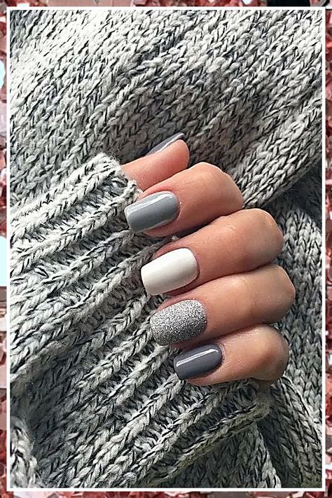 Set yourself apart from the rest with a nail polish to suit every occasion. Browse our colourful collection of matte & gloss polish today. Nagellack Trends, Winter Nails Acrylic, Fall Acrylic Nails, Gray Nails, Best Nail Polish, Blue Nail, Nails 2020, New Year's Nails, Autumn Nails