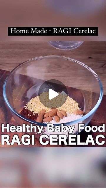 Dr Pawan Mandaviya on Instagram: "Home Made RAGI CERELAC !! INSTRUCTIONS:- Firstly, in a large bowl take ½ cup ragi, ¼ cup rice, ¼ cup moong dal, and 10 badam. Rinse 3 times with clean water. make sure to rub and rinse well. Drain off the water and spread it on a clean cloth. Sun dry until it gets dries well. Now dry roast on low flame until it turns aromatic. Cool completely, and transfer to the mixer jar. Grind to a fine powder. Now sieve the powder using fine mesh. Ragi cerelac powder is ready, can be stored in an airtight container, and used for 3 months. To prepare porridge, in a steel saucepan, take 1 tbsp ragi cerelac and 1 cup water. Mix well making sure there are no lumps. Keep on flame on and cook on low flame. Keep stirring until the mixture thickens and turns glossy. Finally Ragi Recipes, Healthy Baby Food, Rice Porridge, Moong Dal, Tastemade Recipes, Baby Advice, Dry Well, Healthy Babies, Sun Dried