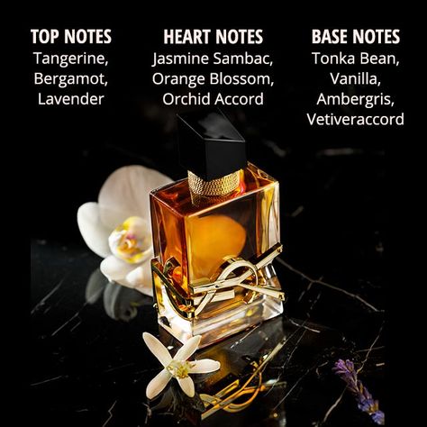 Ysl Libre Perfume Notes, Ysl Libre Notes, Ysl Intense Perfume, Ysl Libre Perfume, Ysl Libre Intense, Orange Perfume, Libre Intense, Smell Expensive, Perfume Wishlist