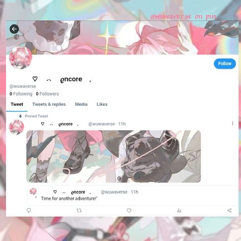 ﹒   encore profile   ﹒
    #wuwa , #encore , #wutheringwaves ⟡ #profile #layouts #aesthetic, #icon , #pfp ! 
✦ crdts: https://weibo.com/6892780513/OaUY7919c Icon Pfp, Aesthetic Icon, Layout, Media