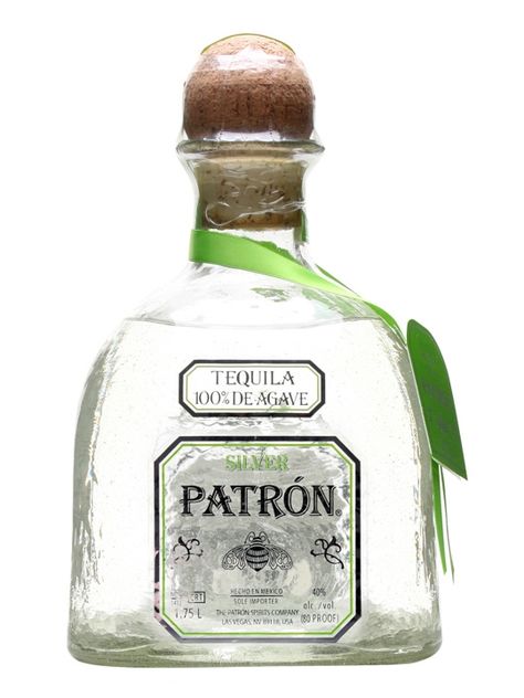 Patron Silver Tequila / Magnum : The Whisky Exchange Clase Azul Reposado Tequila, El Jimador Tequila, Small Patron Bottles Tequila, Patron Silver Tequila, Patron Silver, Tequila 1800, Patron Bottle, Silver Tequila, Glass Packaging