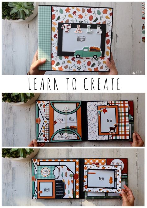 6x6 Scrapbook Layouts Mini Albums, Mini Album Page Ideas, Mini Album Template, Diy Mini Album Tutorial, Mini Album Pages, Interactive Scrapbook, Calendar Scrapbook, Scrapbook Albums Tutorial, Scrapbook Planning