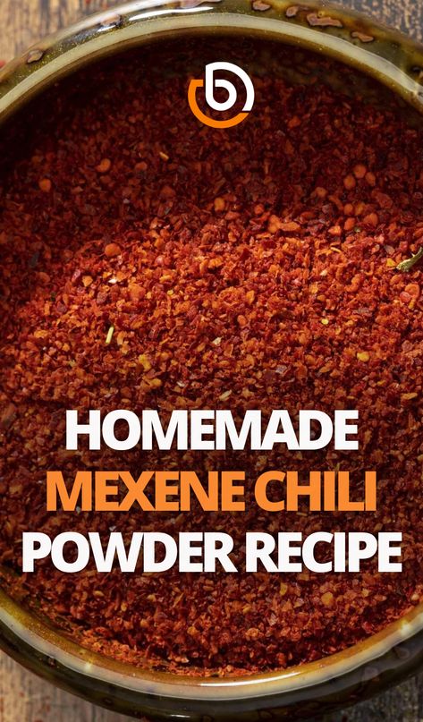 Mexene Chili Powder Recipe, Mexene Chili Recipe, Chili Powder Recipe, Homemade Chili Powder, Spice Blends Recipes, Spice Mix Recipes, Homemade Spice Blends, Spice It Up, Powder Recipe