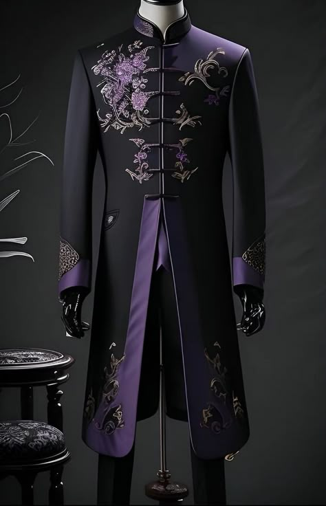 Ethereal Suit Men, Mens Dress Suits, Fantasy Formal Wear Male, Fantasy Suits Male, Dresses For Boys, Royal Outfit, Tailored Fashion, Fancy Suit, Latest Fashion Dresses