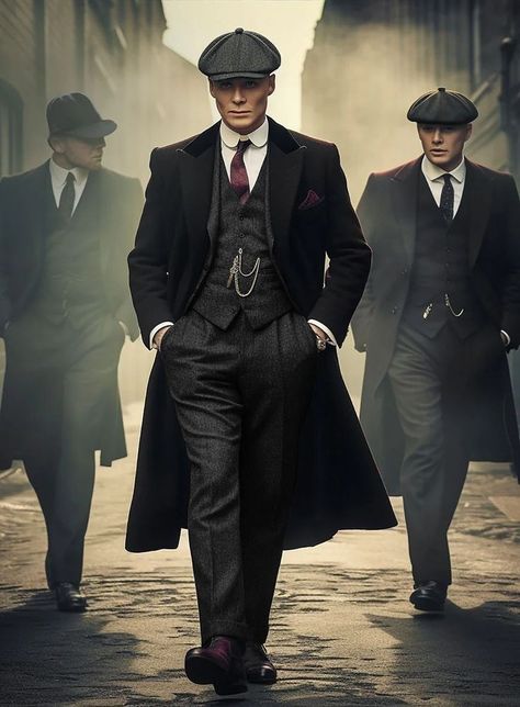 Costume Peaky Blinders, Tom Shelby, جيسون ستاثام, Vintage Wedding Suits, Peaky Blinders Style, Peaky Blinders Suit, Rich Fashion, Tweed Suit, Vintage Wedding Theme