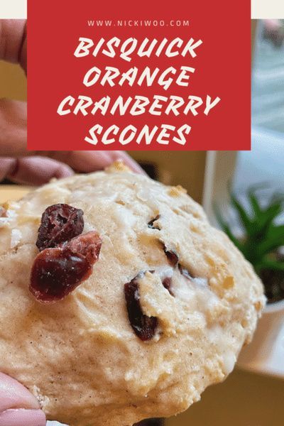 The most deliciously sweet and flaky EASY and QUICK to make Orange Cranberry Bisquick Scones! Scones Made From Bisquick, Bisquick Scones Recipe Easy, Scones Made With Bisquick, Scones Using Bisquick, Bisquick Scones Recipes, Bisquick Scones, Impossible Recipes, Bisquick Breakfast, Orange Cranberry Scones