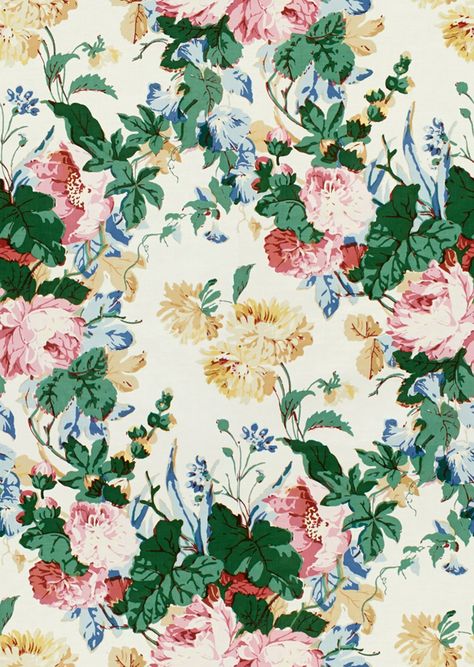 Chintz 101: A Primer for the Print That’s Back in a Big Way Lee Jofa Fabric, Scandinavian Fabric, Chintz Fabric, Maximalist Decor, Green Bird, Lee Jofa, Beautiful Flowers Garden, White Bouquet, Green Books