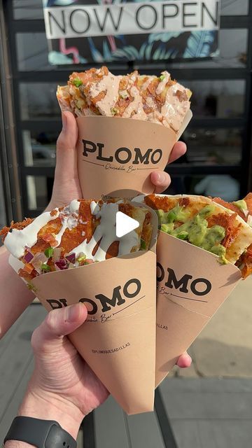 Eat in Dallas - Josh Wilbanks on Instagram: "LOADED QUESADILLAS UNTIL 4 IN THE MORNING 🧀 They have crazy combinations like Doritos and steak! Plomo Quesadilla Bar has some of the best quesadillas topped with yummy sauces and it’s open until late at night 🙌🏼 Plus, you can make it “dirty” with a layer of cheese crusted on the outside! OUR FAVORITES 🔥 El Padrino 🍗 Jesse James 🍖 Rick Ross with Avocado Crema 🧀 Chorizo Mac & Cheese 🍫 Churros Bites Each month they create a special, limited-time quesadilla! It’s the perfect hangover food and you have to get their chorizo mac and cheese 👏🏼 Plomos is open until 4 AM on the weekends and midnight during the week! 📍 @plomoquesadillas 🗺 1802 McMillan Ave, Dallas, TX 75206 🚗 Offers Pickup and Delivery 📞 (214) 730-0021 ••• Quesadilla Bar, Best Quesadillas, Churro Bites, Hangover Food, Dallas Food, Avocado Crema, Cheese Crust, Late At Night, Rick Ross