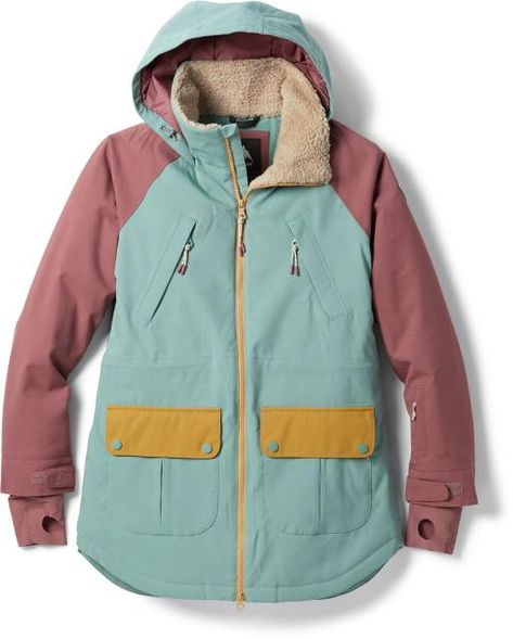 Winter Hiking Outfit Women, Picture Organic Clothing, Insulated Jacket Women, Hiking Outfit Women, Outfit Ideas For Women, Hiking Jacket, Earthship, Sweater Vest Women, Womens Parka