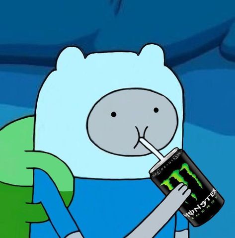 Finn And Jake, Monster Energy Drink, Finn The Human, Energy Drink, Monster Energy, A Cartoon, Energy, Human