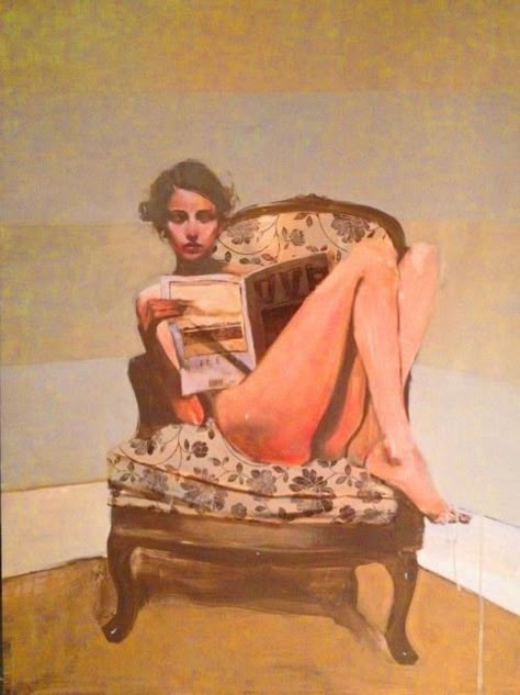 Michael Carson Michael Carson, Art Amour, Woman Sitting, Art Et Illustration, The Chair, Norman Rockwell, Art Journal Inspiration, Painting Illustration, Art Music