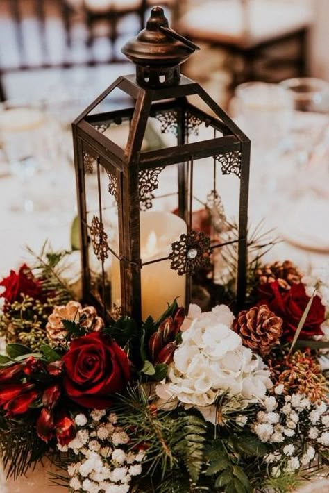 40+ Fall Wedding Ideas on a Budget We Love | HubPages Winter Wedding Lantern Centerpieces, Decorated Lanterns Ideas, Christmas Crafts Adults, Fall Lantern Centerpieces, Decorated Lanterns, Fall Lantern Decor, Lantern Table Centerpieces, Crafts Adults, Lantern Centerpiece Wedding