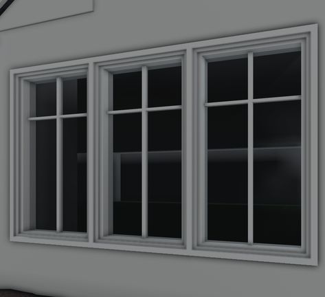 Bloxburg House Window Ideas, Bloxburg Windows Ideas, How To Make Custom Windows In Bloxburg, Bloxburg Bay Window, Window Ideas Bloxburg, Bloxburg Custom Window Ideas, Bloxburg Front Door, Bloxburg Decal Window, Bloxburg Realistic Ideas