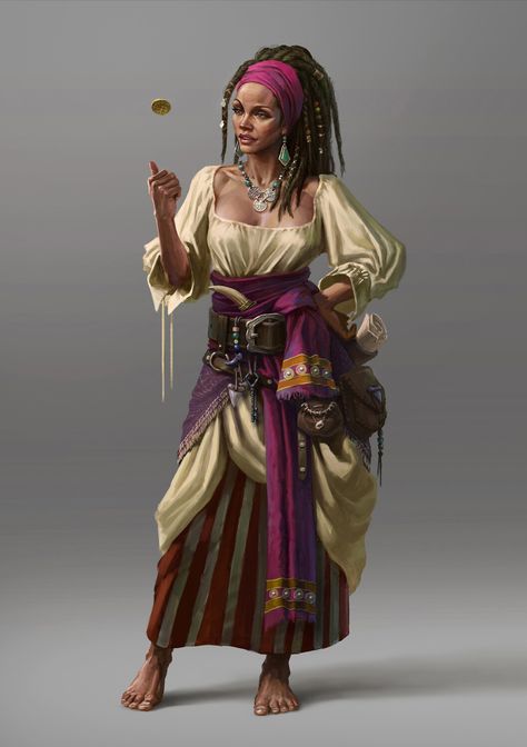 Anime Egyptian, Monster Under The Bed, Pathfinder Character, Pirate Art, Fantasy Collection, Dungeons And Dragons Characters, Dungeons And Dragons Homebrew, Brown Women, High Fantasy