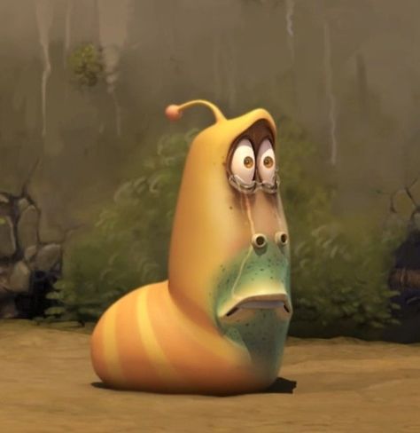 Larva Cartoon, Humpty Dumpty, Reaction Pics, Me When, Reaction Pictures, Funny Pictures, Collage, Cake, Yellow