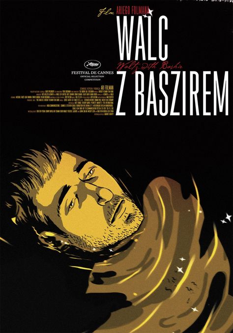 Waltz with Bashir Waltz With Bashir, Gaston Bachelard, Awesome Posters, Polish Poster, Dream Meanings, Computer Games, Forrest Gump, Film Poster, About Time Movie