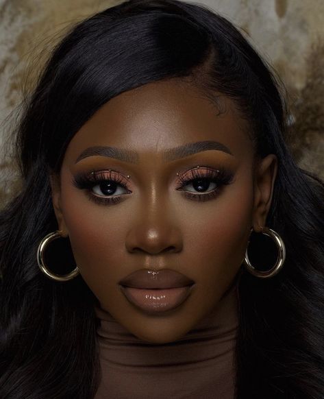 Maquillage Yeux Cut Crease, Maquillage On Fleek, Mekap Mata, Bold Makeup Looks, Dance Makeup, Makeup For Black Skin, Barbie Makeup, Brown Skin Makeup, Smink Inspiration