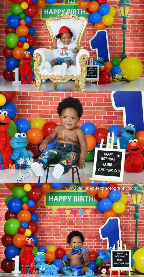 Cake smash photoshoot cake smash photography Elmo Photoshoot, Elmo Theme Photo Shoot, Elmo 1st Birthday Photo Shoot, Sesame Street Photoshoot Ideas, Sesame Street 1st Birthday Photoshoot, Elmo First Birthday Photoshoot, Elmo Birthday Photo Shoot, Elmo First Birthday Party Boy, Sesame Street First Birthday Cake