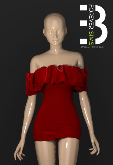 Sims 4 Cc Red Dress, Sims 4 Strapless Dress, Sims 4 Red Dress, Cc Sims4, Free Ads, Ts4 Cc, Sims 4 Clothing, Sims 4 Cc, Red Outfit