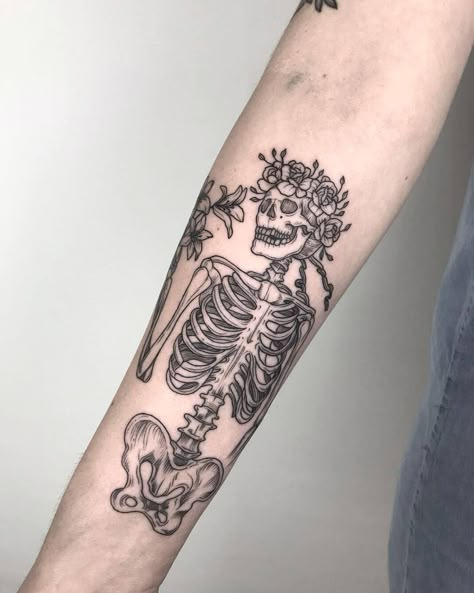 Infected Tattoo, Font Tato, Skeleton Tattoo, Skeleton Tattoos, Lucet, Family Tattoos, Eye Tattoo, Dope Tattoos, Couple Tattoos