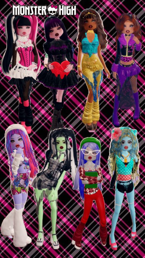 Monster high Monster High Halloween Costumes, High School Dresses, Monster High Makeup, Monster High Halloween, Sophisticated Cocktail Dress, Monster High Costume, Dress To Impress Outfits, Monster School, Polished Casual