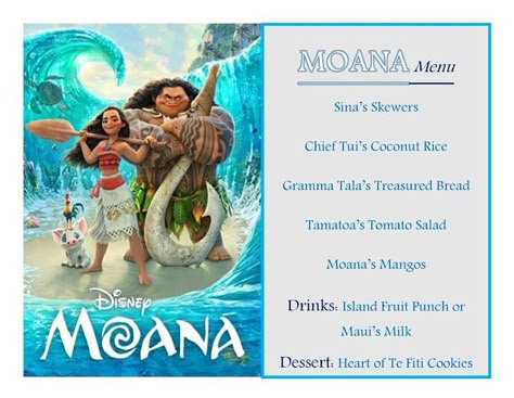 Disney Dinner And Movie Night, Disney Movie Themed Dinner, Disney Movie Night Menu, Disney Themed Movie Night, Disney Movie Night Food, Pixar Studios, Disney Themed Food, Disney Movie Night Dinner, Disney Menus