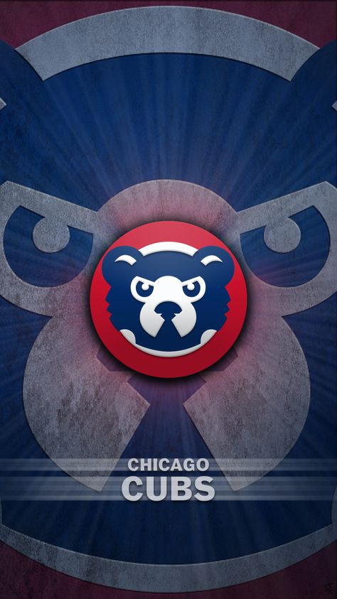 iPhone 6 Sports Wallpaper Thread | Page 176 | MacRumors Forums Chicago Bears Wallpaper Iphone, Chicago Sports Teams Logo, Chicago Cubs Wallpaper, Cubs Background, Chicago Bears Wallpaper, Cubs Wallpaper, Wallet Ideas, Bears Wallpaper, Vintage Cubs Poster