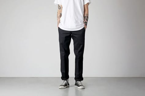 Dickies 872 Outfits Men, Dickies 873 Men Styles, Dickies 873 Outfit Men, Dickies 874 Outfit, Dickies Outfit, Trousers Outfit Men, Dickies Style, Tatto Boys, Best Work Pants