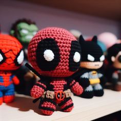 Deadpool Amigurumi Crochet: Witty and Unique Handmade Anti-Hero Doll, Perfect for Collectors & Fans! Free Deadpool Crochet Pattern, Crochet Amigurumi Marvel, Deadpool Amigurumi Pattern Free, Deadpool Crochet Keychain, Football Crochet Pattern, Deadpool A Crochet Patron Gratis, Spider Man Amigurumi Free Pattern, Crochet Marvel Patterns Free, Marvel Crochet Patterns