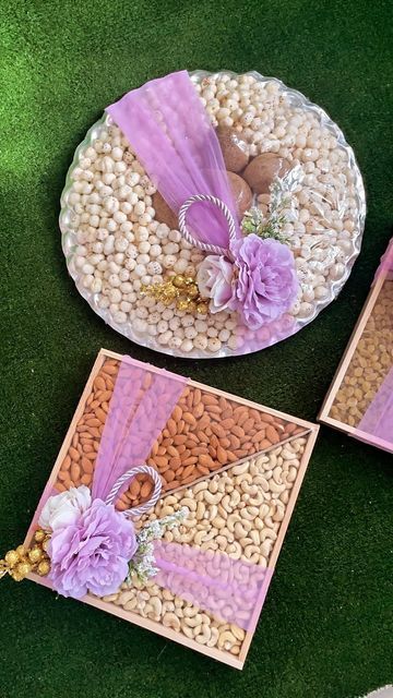 Dryfruits Packing Ideas For Wedding, Dryfruits Packing Ideas, Dry Fruits Packing Ideas Gift, Wedding Gift Hampers, Engagement Plan, Wedding Gift Pack, Fruit Gifts, Dry Fruit, Packing Ideas