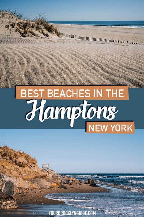 best beaches in the hamptons long island for a hamptons getaway or hamptons vacation The Hamptons Summer, Things To Do In The Hamptons, Summer Hamptons, Nyc Sightseeing, Brooklyn Guide, Hamptons Vacation, Meet Me In Montauk, York Things To Do, Nyc Attractions