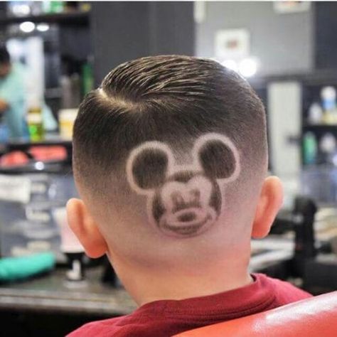 50 Hair Designs for Boys That Are Just the Cutest | MenHairstylist.com Mickey Mouse Hairstyle, Mouse Haircut, Mouse Hairstyle, Lion Hair, Boys Haircuts With Designs, Hair Designs For Boys, Hairstyles For Boys, Tattoos Lion, Buzz Cut For Men