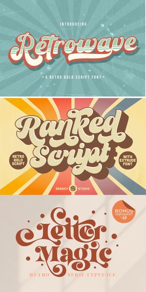 Attractive 70s fonts for creating marvelous designs in 2024 | Vintage fonts, Retro beer logo, Retro illustration . #Logos #Retro_Beer_Logo #Free_70s_Fonts #Bold_Script_Font Retro Beer Logo, Free 70s Fonts, Fonts Retro, Bold Script Font, Funky Fonts, Font Creator, Groovy Font, 70s Home Decor, Branding Projects