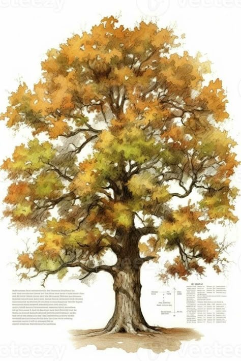 AI Generative Quercus rubra red oak deciduous tree autumnal foliage Deciduous Trees Drawing, Autumn Tree Drawing, Apple On Tree, Oak Tree Drawings, Red Oak Tree, Old Oak Tree, Oak Leaves, Vector Cartoon, Tree Illustration