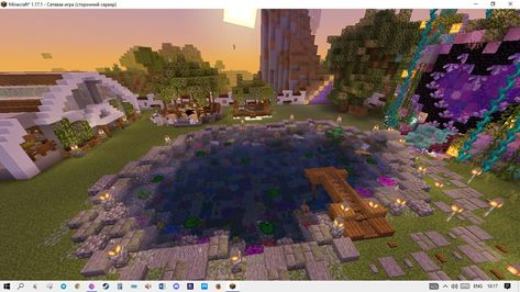 Lake maincraft Lake Minecraft Ideas, Minecraft Lake Ideas, Minecraft Lake Builds, Lake Minecraft, Minecraft Lake, Minecraft Building Ideas, Mc Ideas, Mc Builds, Cool Minecraft Creations