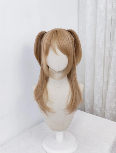 Cute Kawaii Hairstyles, Kawaii Hairstyle, Hair Claim, Styled Cosplay Wigs, Gyaru Wigs, Kawaii Wigs Short, Sky Blue Hair, Kawaii Wigs Black, Harajuku Wig