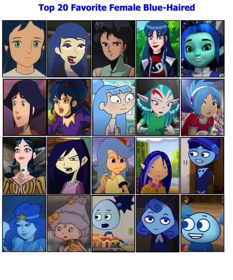 Characters With Blue Hair, Blue Haired Characters, 7 Knight, Hulk Character, Cartoons Characters, Magic Tattoo, Character Types, Cartoon Pictures, Blue Anime