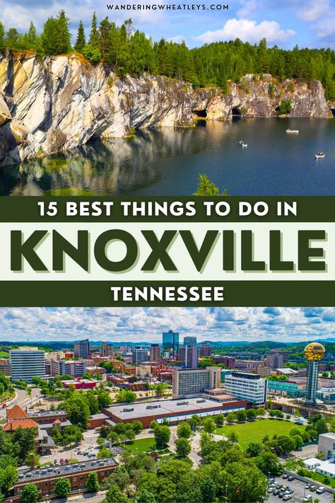 The Top 15 Things to Do in Knoxville, Tennessee – Wandering Wheatleys Tennessee Hikes, Things To Do In Knoxville, Travel Tennessee, Tennessee Attractions, Tennessee Road Trip, Smokey Mountains Vacation, Road Trip Places, Tennessee Travel, Tennessee Vacation