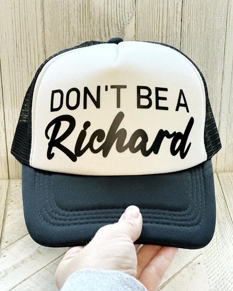 When your friend ask for a hat and you just so happen to have around 70 different ones showing up! Stay tuned for fun trucker hats and even sports mom hats!! #truckerhats #dontbearichard #summerhats #funnyhats #shoplocal #shopsmallbusinesses #womenstruckerhat #foamhat #trendyhats Womens Trucker Hat, Printed Skirt Outfit, Funny Trucker Hat, Pink Trucker Hat, Trucker Hat Black, Women Trucker, Mom Hats, Funny Hats, Hat Ideas