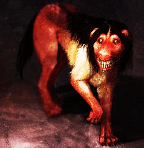 Smile Dog For Poser/Daz? - Daz 3D Forums Smile Dog, Scary Creepypasta, Creepy Smile, Smile Images, Laughing Jack, Creepypasta Characters, Great Smiles, Smiling Dogs, Scary Art