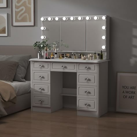 Diy vanity mirror with lights