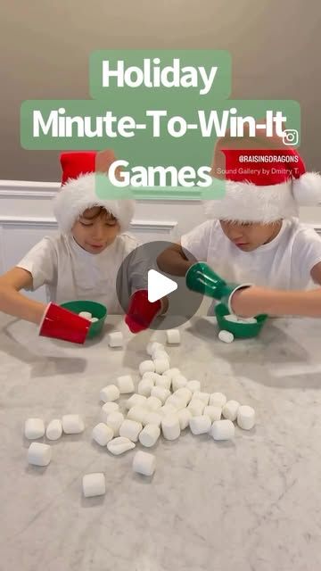 All Things Grandparenting on Instagram: "Love these games from @raisingdragons … Holiday games can add a lot of fun and excitement to your celebrations. You might want to incorporate these! 

#grandparenting #grandparentingrocks #fungamesforkids #holidaygames #marshmallowstack #marshmallows #redcupsandgoodtimes" Minute To Win It Games With Marshmallows, Marshmallow Cup Game, Marshmellow Christmas Game, Christmas Marshmallow Games, Marshmallow Stacking Game, Marshmallow Games For Adults, Marshmallow Games For Kids, Marshmallow Game, Holiday Party Kids Games