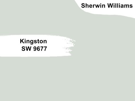 Kingston is a light paint color that brings a lot of coolness and beauty with it. Expert picked this paint color as part of the best for bathroom decor, and we totally agree. Not only is it a great color for a bathroom but also for bedrooms and living rooms. Soft Green Paint Color, Sherwin Williams Rainwashed, Soft Green Paint, Rainwashed Sherwin Williams, Bathroom Moodboard, Sherwin Williams Blue, Best Bathroom Paint Colors, Best Wall Paint, Laundry Room Paint Color