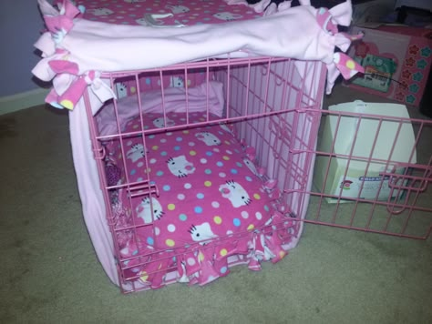 Pet Duck, Puppy Room, Puppy Time, Pet Spaces, Charmmy Kitty, Dog Cages, Puppy Play, Time To Go, Cute Pink