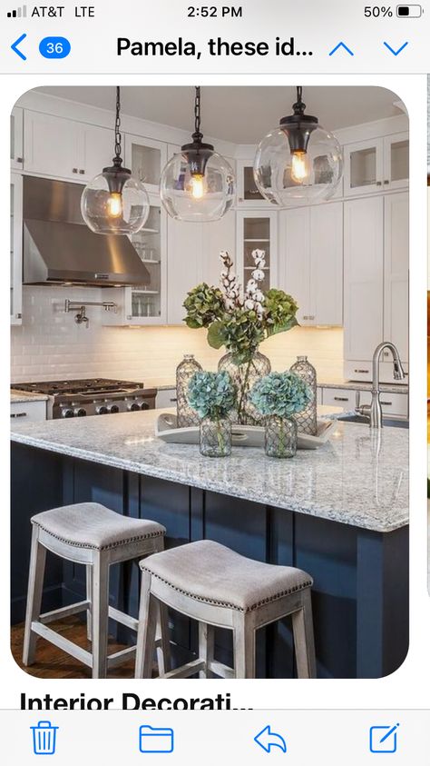 White Kitchen With Teal Island, Black White Teal Kitchen, Teal Kitchen Cabinets With Black Granite, White Teal Kitchen, Grey White And Teal Kitchen, Kitchen With Teal Accents, Black And Teal Kitchen Decor, Teal Kitchen, Kitchen Makeovers