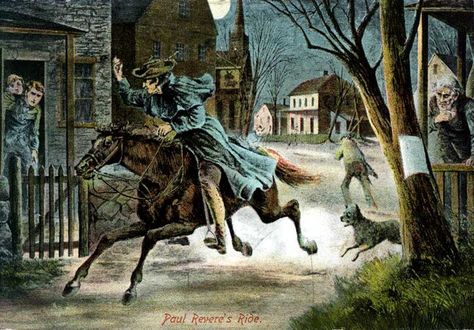 “Listen, my children, and you shall hear Of the midnight ride of Paul Revere, On the eighteenth of April, in Seventy-five; Hardly a man is now alive Who remembers that famous day and year.” —… American Revolution Timeline, Paul Revere's Ride, The Longest Ride, Paul Revere, Historical Moments, Stone Walls, American History, Bulldog, Boston