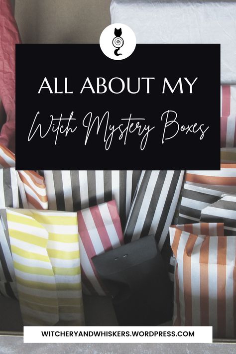 Want to know a little more about my Witch Mystery Boxes I sell in my Etsy Shop? I wrote a post on my blog to cover some of the most asked questions and make it easier for people to learn about these Witchy Surprise Gift Boxes. #WitchMysteryBox #WitchyShop #WitchBlog Witchy Mystery Box Ideas, Mystery Gift Box Ideas, Mystery Boxes Ideas, Mystery Box Ideas To Sell, Mystery Box Ideas, My Messages, Witchy Home Decor, Witch Stuff, Surprise Box Gift